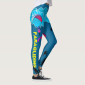 Deep Blue Paragliding Pixie-Leggings Leggings (Rechts)