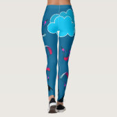 Deep Blue Paragliding Pixie-Leggings Leggings (Achterkant)