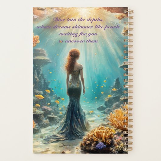  - "Deep Blue" Planner (Achterkant)