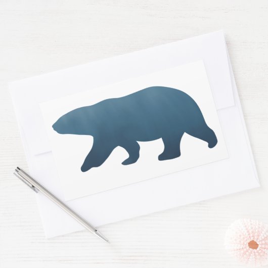 Deep Blue Polar Beer Gradient Sticker (Envelop)