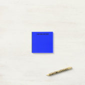 Deep Blue Post-it® Notes (Op bureau)