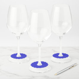 Deep Blue Scallop Wijnglaslabel