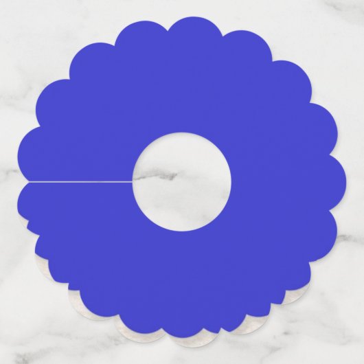 Deep Blue Scallop Wijnglaslabel (Voorkant)