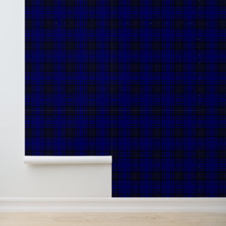 Deep Blue Sea Tartan Plaid Behang