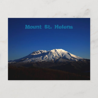 Deep Blue Sky Mount Saint Helens Briefkaart