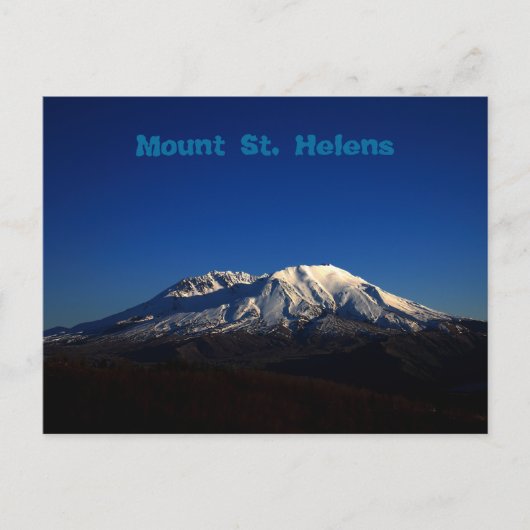 Deep Blue Sky Mount Saint Helens Briefkaart (Voorkant)