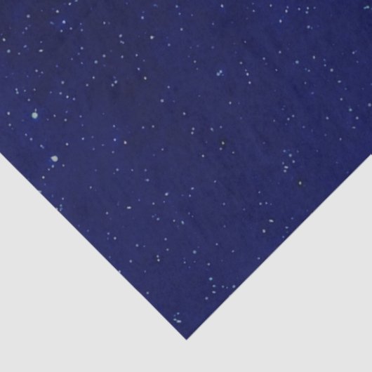 Deep Blue Starry Sky-themapapier Tissuepapier (Detail)