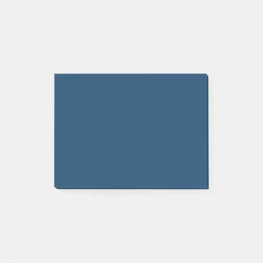 Deep Blue Steel Color Trend Background Post-it® Notes (Voorkant)