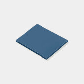 Deep Blue Steel Color Trend Background Post-it® Notes (Schuin)