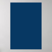 Deep Blue Steel Color Trend Background Poster (Voorkant)