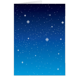 Deep Blue Sterrennacht Sky