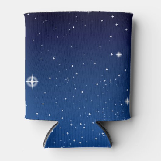 Deep Blue Sterrennacht Sky Blikjeskoeler (Voorkant)