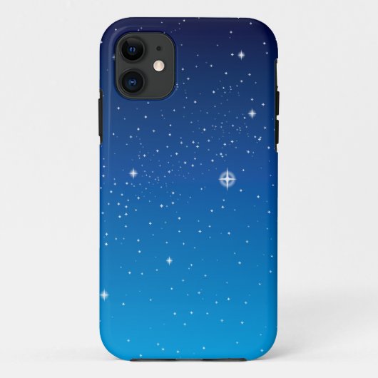 Deep Blue Sterrennacht Sky Case-Mate iPhone Case (Achterkant)