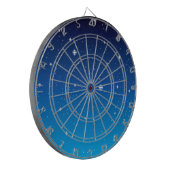 Deep Blue Sterrennacht Sky Dartbord (Voorkant Links)
