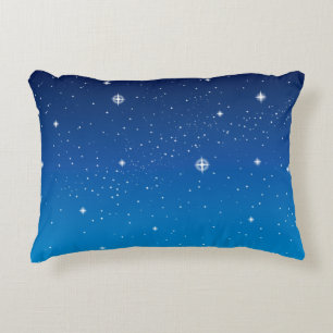 Deep Blue Sterrennacht Sky Decoratief Kussen