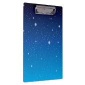 Deep Blue Sterrennacht Sky Klembord (Rechts)
