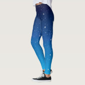 Deep Blue Sterrennacht Sky Leggings (Links)