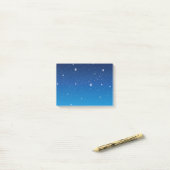 Deep Blue Sterrennacht Sky Post-it® Notes (Op bureau)