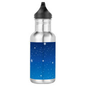 Deep Blue Sterrennacht Sky Waterfles (Rechts)