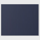 Deep Blue Stripe Wrapping Paper Cadeaupapier (Vlak)