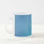 Deep Blue Swirl Coffee Mok (Links)