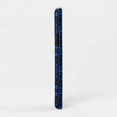 Deep Blue Unique Pattern Case-Mate iPhone Case (Achterkant/rechts)