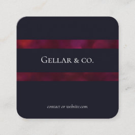 Deep Blue-Visitekaartje Vierkante Visitekaartje