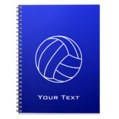 Deep Blue Volleyball Notitieboek (Voorkant)