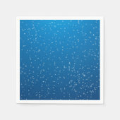 Deep Blue Water en kleine bubbels Servetten (Voorkant)
