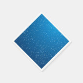 Deep Blue Water en kleine bubbels Servetten (Hoek)