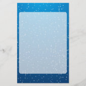 Deep Blue Water en TIny Bubbles Briefpapier (Voorkant)