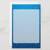 Deep Blue Water en TIny Bubbles Briefpapier (Voorkant / Achterkant)