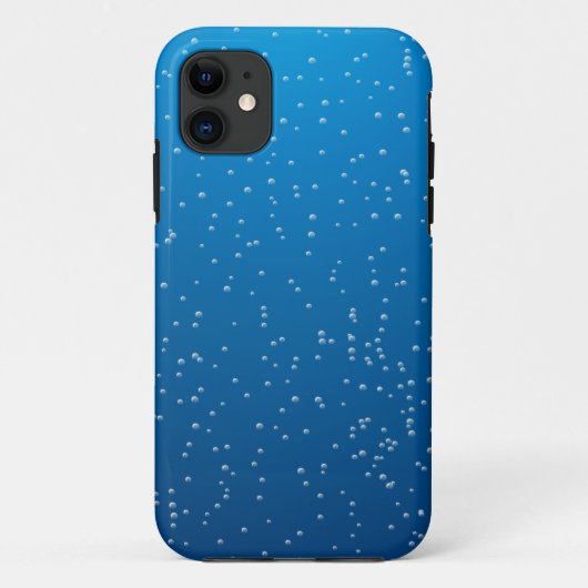 Deep Blue Water en TIny Bubbles Case-Mate iPhone Case (Achterkant)