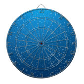 Deep Blue Water en TIny Bubbles Dartbord (Voorkant)