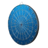 Deep Blue Water en TIny Bubbles Dartbord (Voorkant Rechts)