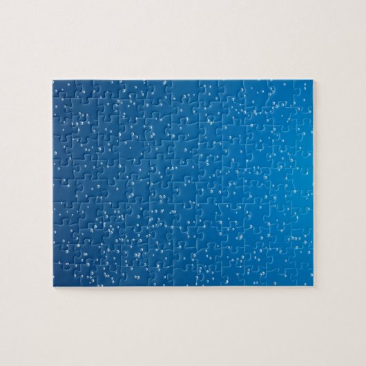 Deep Blue Water en TIny Bubbles Legpuzzel (Horizontaal)