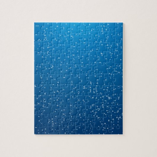 Deep Blue Water en TIny Bubbles Legpuzzel (Verticaal)