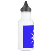 Deep Blue White Star Waterfles (Links)