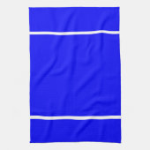 Deep Blue White Stripe Theedoek (Verticaal)