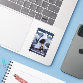 Deep Blue Zee Movie Shark Sticker (Laptop met iPhone)