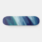 Deep Blue Zee Ocean Waves Water Patroon Persoonlijk Skateboard (Horizontaal)