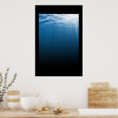 Deep Blue Zee Poster (Keuken)