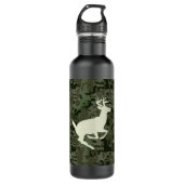 Deep Bossen Digital Camouflage Camo Deer Waterfles (Voorkant)