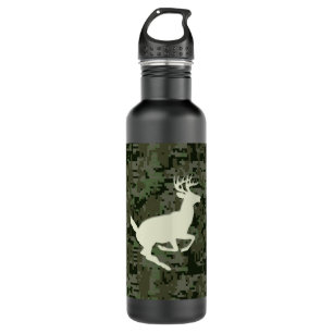 Deep Bossen Digital Camouflage Camo Deer Waterfles