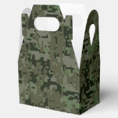 Deep Bossen Digital Camouflage Camo Pattern Bedankdoosjes (Geopend)