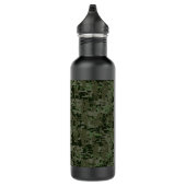 Deep Bossen Digital Camouflage Camo Pattern Waterfles (Rechts)