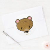 Deep bossen Kuma Ronde Sticker (Envelop)