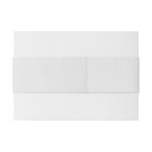 Deep Bourgogne Zilvergrijs Waterverf Bloemen Custo Uitnodigingen Wikkel (Achterkant Voorbeeld)