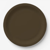 Deep Brown Party Paper bord (Voorkant)