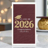 Deep Burgundy Class Of 2026 Servet
